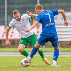 Lietuvos mažojo futbolo čempionato rungtynių akimirka (2023-08-26, Naujoji Akmenė) | Evaldo Šemioto nuotr. 4