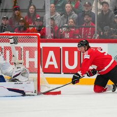 Kanada – Prancūzija rungtynių akimirka | IIHF nuotr. 6