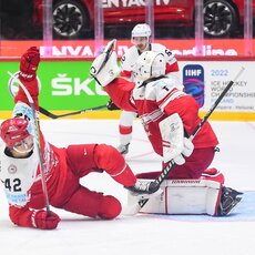 Danija – Šveicarija rungtynių akimirka | IIHF nuotr. 6