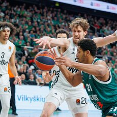 „Žalgiris“ – „Paris“ rungtynių akimirka | Eriko Ovčarenko / BNS foto nuotr. 46