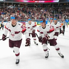 Latvija – Kazachstanas rungtynių akimirka | IIHF nuotr. 6