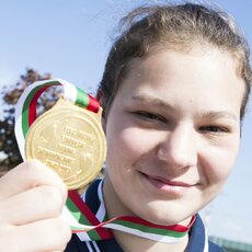 Boksininės G.Diekontaitės pasitikimas Vilniaus oro uoste l Manto Stankevičiaus nuotr. 11