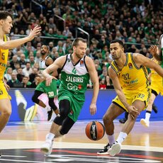 „Žalgiris“ – ALBA rungtynių akimirka | Teodoro Biliūno / BNS foto nuotr. 49