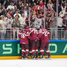 Latvija – Švedija rungtynių akimirka | IIHF nuotr. 7