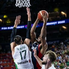 Lietuva – Prancūzija rungtynių akimirka | FIBA nuotr. 17