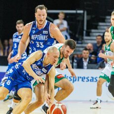 „Neptūnas“ - „Žalgiris“ rungtynių akimirka | Eriko Ovčarenko / BNS foto nuotr. 33