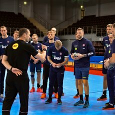 Lietuvos vyrų rankinio rinktinės treniruotė | rankinis.lt nuotr. 1