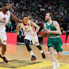„Žalgiris“ – „Olympiacos“ rungtynių akimirka | Eriko Ovčarenko / BNS foto nuotr. 22