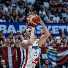Prancūzija - Latvija rungtynių akimirka | FIBA nuotr. 54