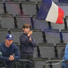 Austrija – Prancūzija rungtynių akimirka | IIHF nuotr. 12