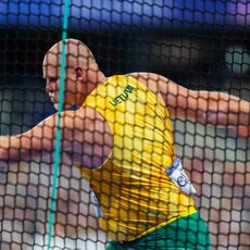 Olimpinis vyrų disko metimo finalas | Kipro Štreimikio/LTOK nuotr. 144