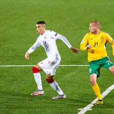 Lietuvos ir Baltarusijos rinktinių rungtynės | Žygimanto Gedvilos / BNS foto nuotr. 40