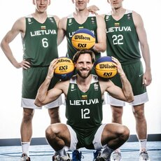 Lietuvos vyrų 3x3 krepšinio rinktinės fotosesija | FIBA nuotr. 6