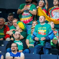 Lietuvos rinktinės sirgaliai | Eriko Ovčarenko / BNS foto nuotr. 11