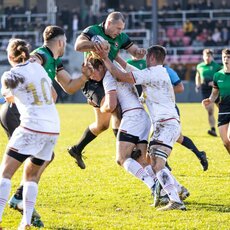 Lietuvių ir vokiečių rungtynės | Evaldo Černiausko nuotr. 8