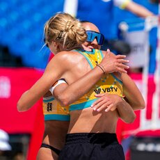 Ieva Dumbauskaitė ir Gerda Grudzinskaitė („Volleyball World“ nuotr.) | Organizatorių nuotr. 6