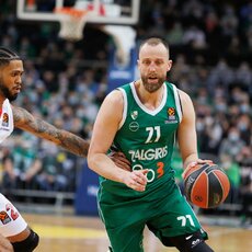 „Žalgiris“ – „Olympiacos“ rungtynių akimirka | Eriko Ovčarenko / BNS foto nuotr. 47