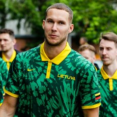 Lietuvos rinktinė pradeda pasiruošimą FIBA Pasaulio taurės atrankos langui | Teodoro Biliūno / BNS foto nuotr. 7