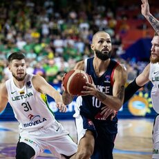 Lietuva – Prancūzija rungtynių akimirka | FIBA nuotr. 8