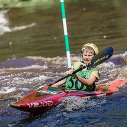 Lietuvos jaunių baidarių ir kanojų slalomo čempionatas | Domanto Grigūno nuotr. 5