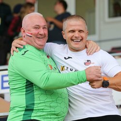 Futbolo sirgaliai „Sūduvos“ ir „Maccabi“ rungtynėse Mariaus Vizbaro / BNS foto nuotr. 2