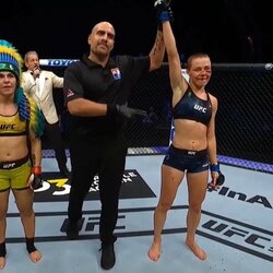 Jessica Andrade ir Rose Namajunas | Organizatorių nuotr. 4