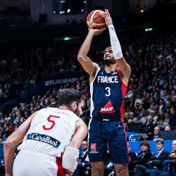 Prancūzija – Ispanija rungtynių akimirka | FIBA nuotr. 2
