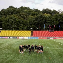 Treniruotės prieš Lietuvos ir Šiaurės Airijos rinktinių rungtynes | Žygimanto Gedvilos / BNS foto nuotr. 6