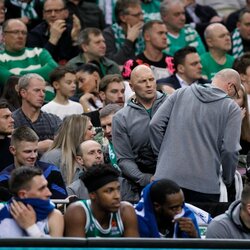 Žinomi žmonės „Žalgirio“ rungtynėse su „Valencia“ | Eriko Ovčarenko / BNS foto nuotr. 5