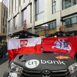 Benediktas Vanagas pristatė „Inbank Team Pitlane“ komandą | Mildos Kolesnikovaitės / BNS foto nuotr. 2