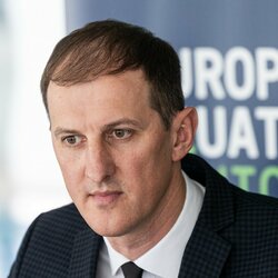 Europos jaunimo plaukimo čempionato Vilniuje pristatymas | Pauliaus Peleckio / BNS foto nuotr. 6