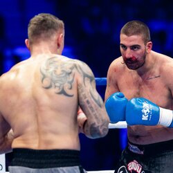 Sergejus Maslobojevas ir Nika Kulumbegashvili l Irmanto Gelūno/BNS Foto nuotr. 6