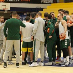 Lietuvos vyrų krepšinio rinktinė surengė treniruotę Amsterdame | krepsinionamai.lt nuotr. 4