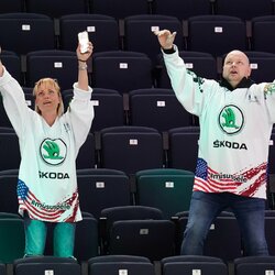 Latvijos – JAV rungtynių akimirka | IIHF nuotr. 2