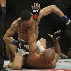 Jose Aldo ir Maxo Holloway dvikova | Scanpix nuotr. 6