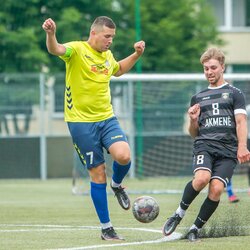 Lietuvos mažojo futbolo čempionato rungtynių akimirka (2023-07-01) | Evaldo Šemioto nuotr. 6