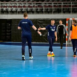 Lietuvos vyrų rankinio rinktinės treniruotė | rankinis.lt nuotr. 4