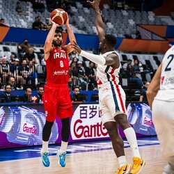 Prancūzija - Iranas rungtynių akimirka | FIBA nuotr. 2