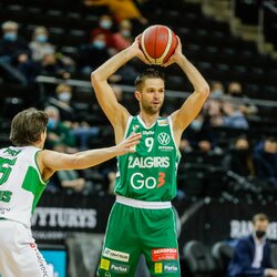„Žalgiris“ – „Dzūkija“ rungtynių akimirka | BNS nuotr. 2