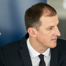 Europos jaunimo plaukimo čempionato Vilniuje pristatymas | Pauliaus Peleckio / BNS foto nuotr. 2