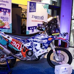 „Zigmas Dakar team“ pristatymas | Luko Balandžio / BNS foto nuotr. 5