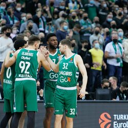 „Žalgiris“ – „Olympiacos“ rungtynių akimirka | Eriko Ovčarenko / BNS foto nuotr. 4