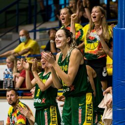 Lietuvos moterų ir Lietuvos U16 vaikinų krepšinio rinktinių rungtynės | Lino Žemgulio nuotr. 3