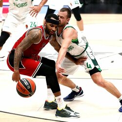 „AX Armani“ – „Žalgiris“ rungtynių akimirka | Euroleague nuotr. 5