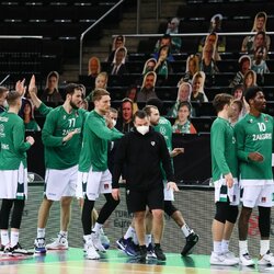 „Žalgiris“ – „Olympiacos“ rungtynių akimirka | Eriko Ovčarenko / BNS foto nuotr. 1