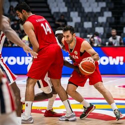 Prancūzija - Iranas rungtynių akimirka | FIBA nuotr. 1