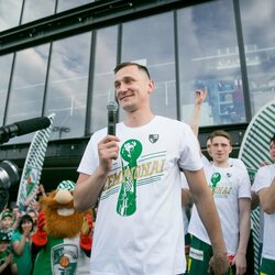 „Žalgirio“ linksmybės lauke | Josvydo Elinsko / BNS foto nuotr. 3