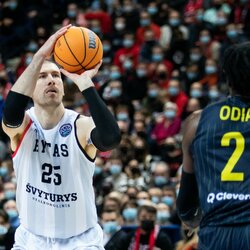 „Rytas“ – „EWE Baskets“ rungtynių akimirka | Luko Balandžio / BNS foto nuotr. 2