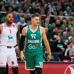 „Žalgiris“ – „AX Armani“ rungtynių akimirka | Eriko Ovčarenko / BNS foto nuotr. 3