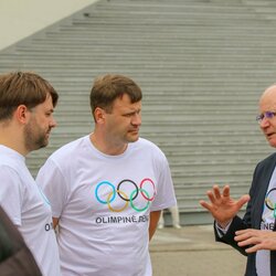 Lietuviškos olimpinės mylios bėgime – paralimpiečių startai | Lietuvos paralimpinio komiteto nuotr. 1